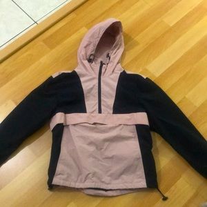 Half zip up windbreaker